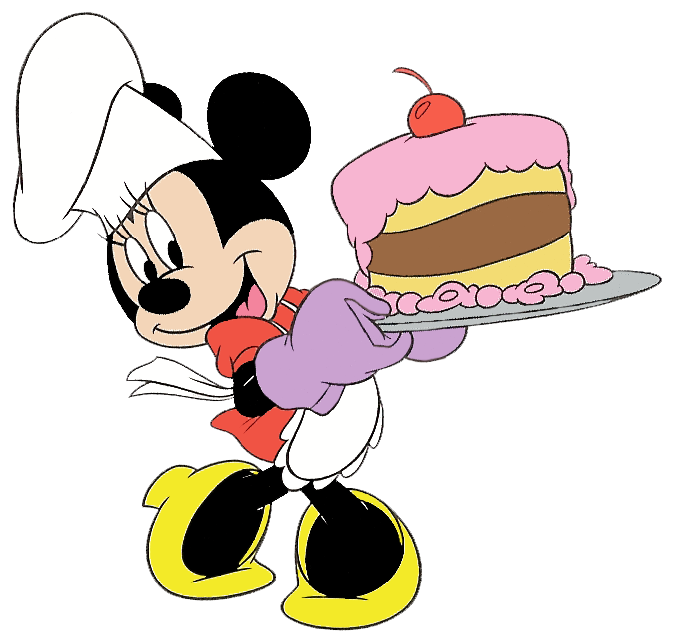 Minnie Mouse Cupcake Clipart