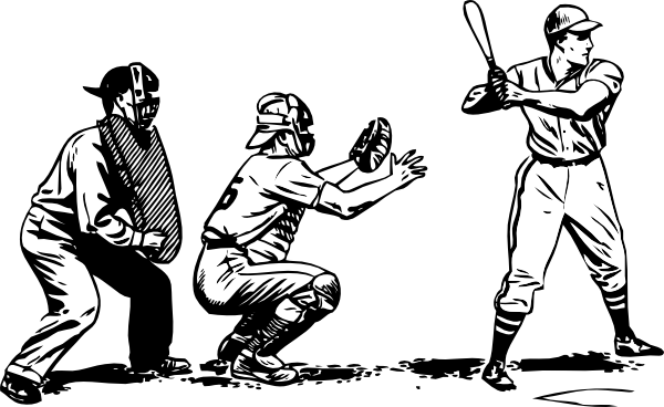 Baseball umpire clipart free