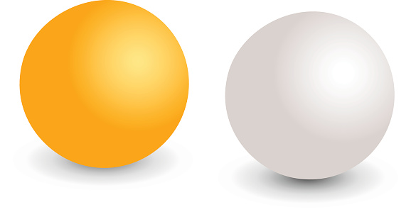 White Ping Pong Balls Clip Art, Vector Images & Illustrations