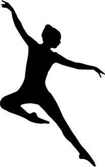 Clipart dance silhouettes