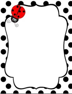 Ladybug Border Clipart
