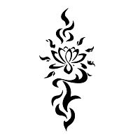 Tribal Flower Tattoos | Flower ...