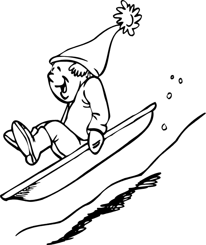 Dog Sled Clipart