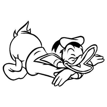 DONALD DUCK 19 LAUGHING VINYL WALL ART DECAL Cartoon Characters ...