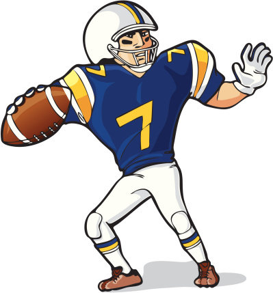 Football Lineman Clip Art, Vector Images & Illustrations