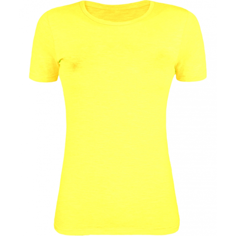 Image - Womens-round-neck-lite-yellow-plain-t-shirt-900x900.jpg ...