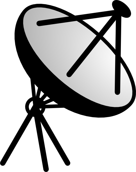 Free clipart satellite dish