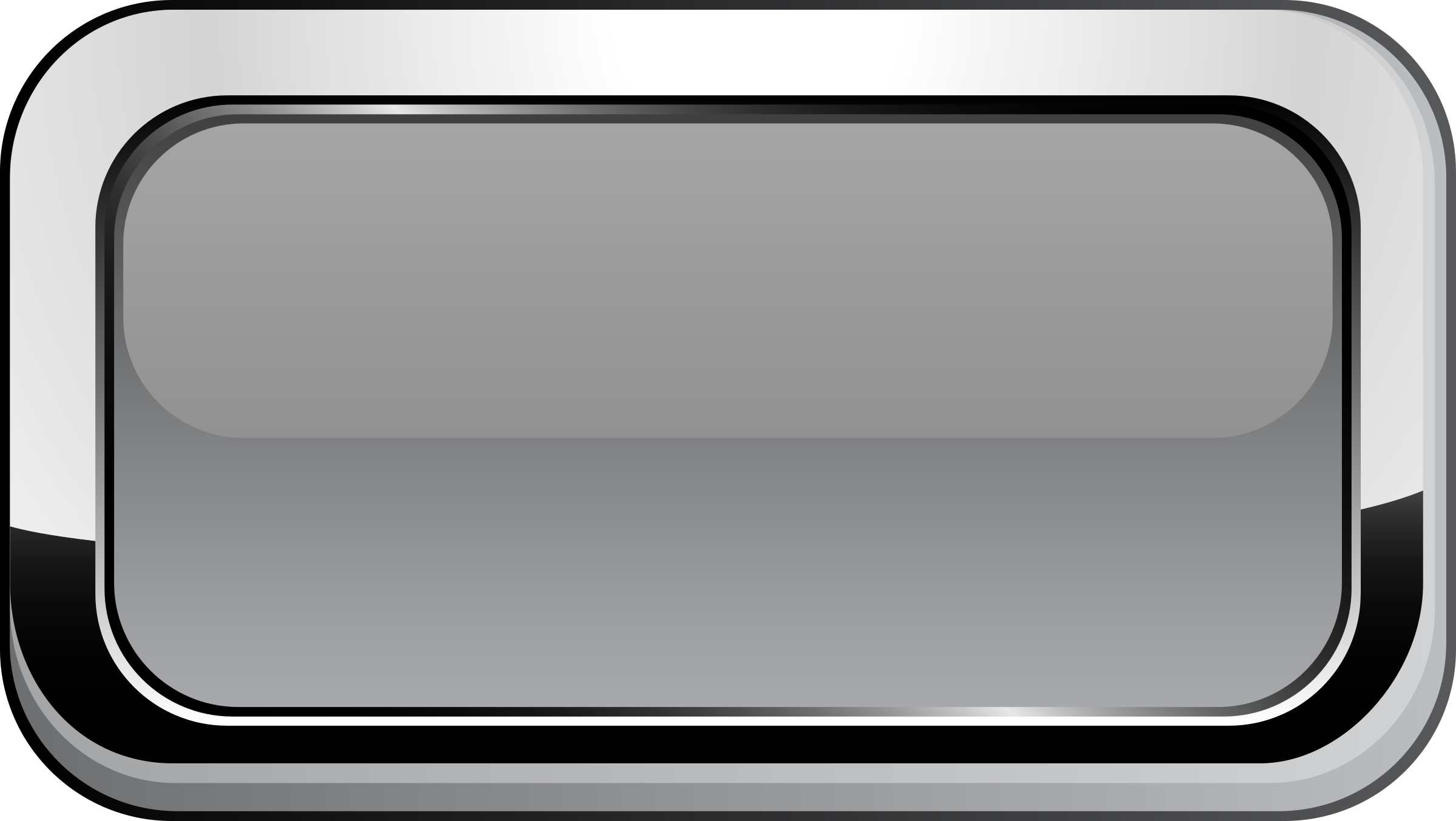 Clipart - Gray Square Button