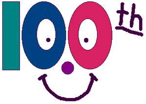 100 days clipart