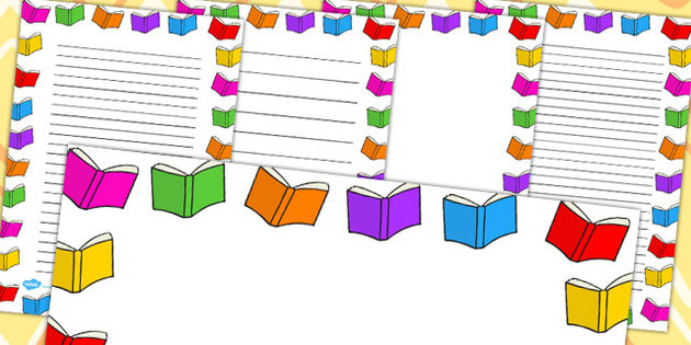 Book Border | Free Download Clip Art | Free Clip Art | on Clipart ...