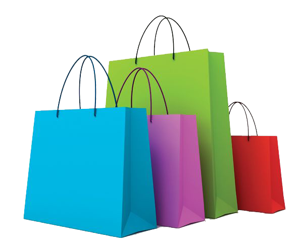 Shopping bags pink shopping bag clipart