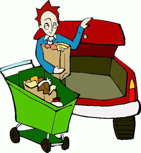 People Shopping Clipart