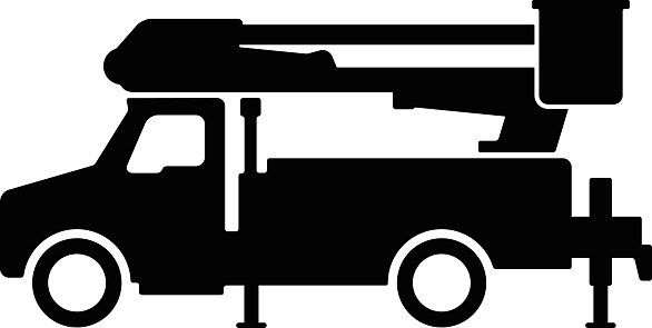 Boom truck clipart