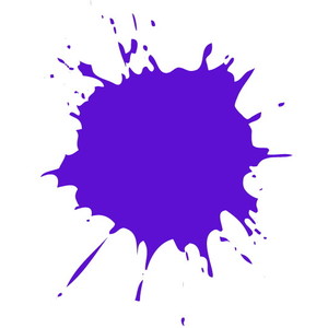 Purple paint splatter clip art