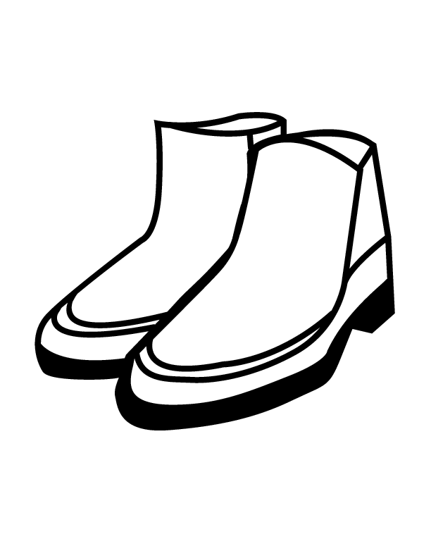 Shoes Coloring Pages - AZ Coloring Pages