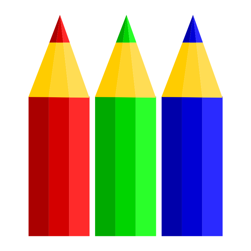 Cartoon Coloured Pencils ClipArt Best