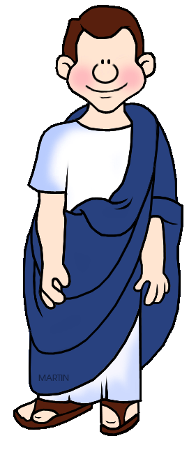 Ancient roman people clipart