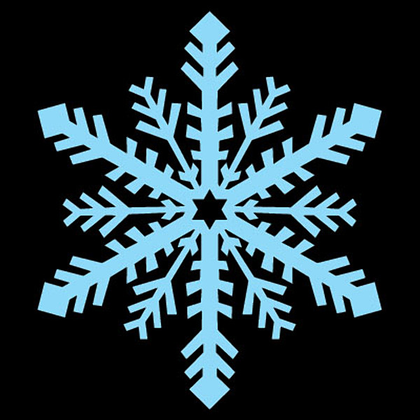 Shapes ai 004 snowflake snow