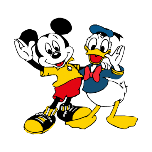Mickey mouse amp donald duck logo Vector - AI PDF - Free Graphics ...