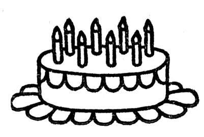 Cake coloring pictures | Super Coloring