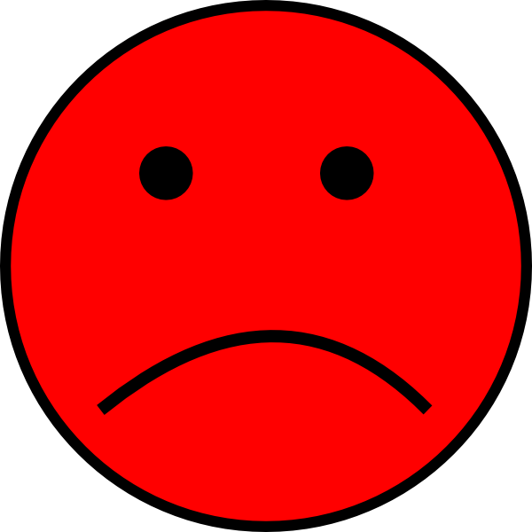 Frowny Face Clip Art - vector clip art online ...