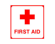 First Aid Sticker