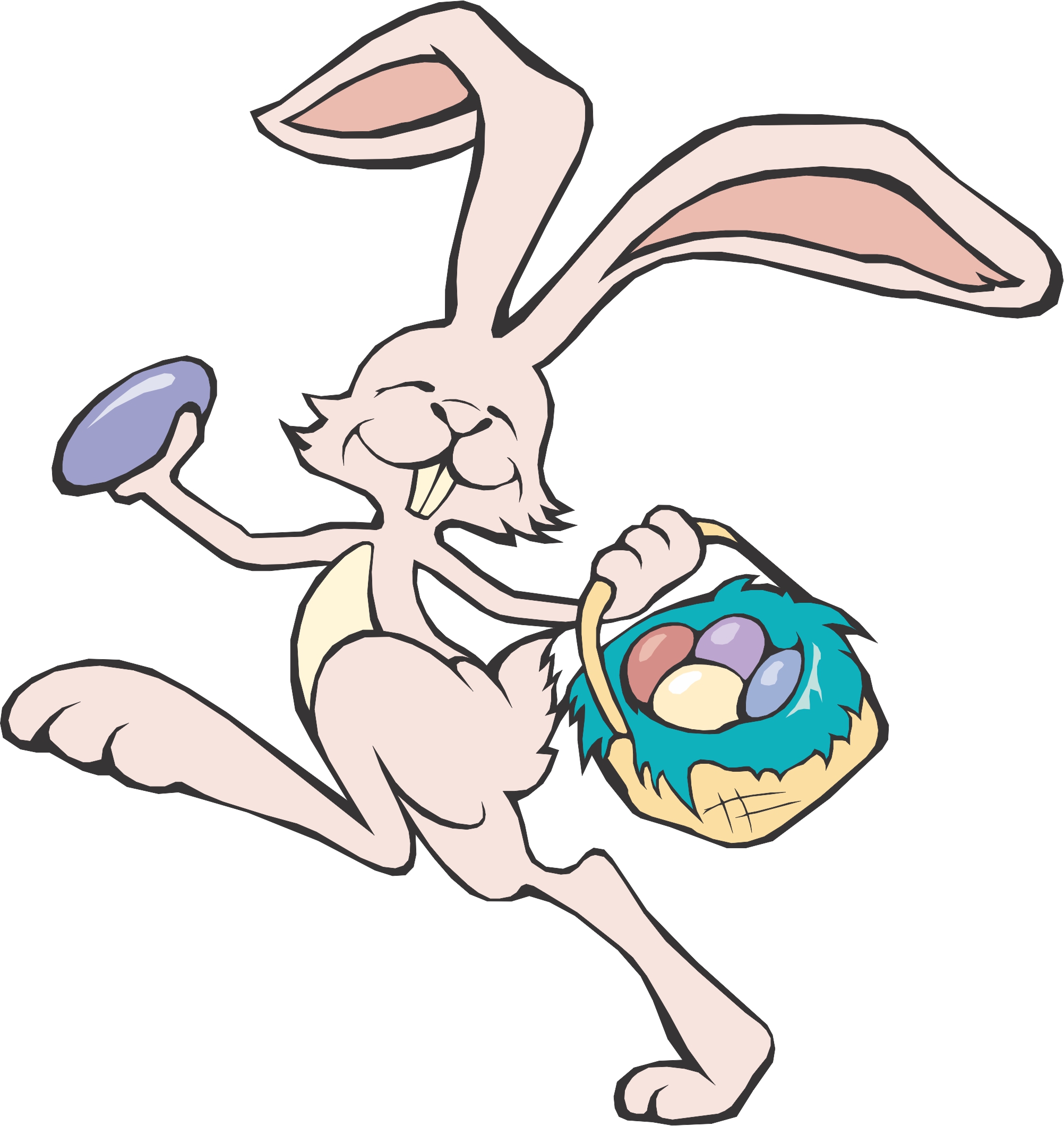 Easter Bunny Rabbit Cartoon - ClipArt Best