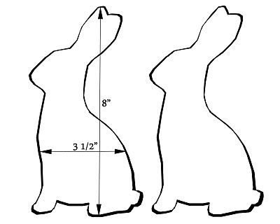 Easter Bunny Template | Happy Easter Day 2014