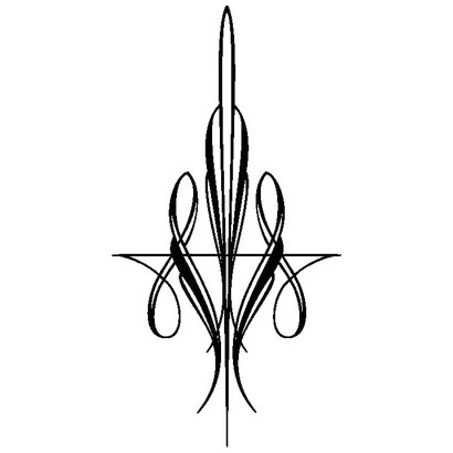 Classic Scroll Pinstriping