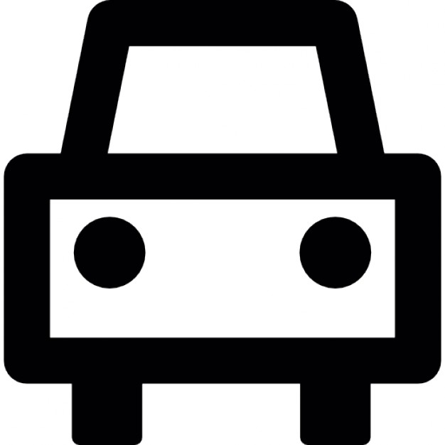 Front view of a car Icons | Free Download