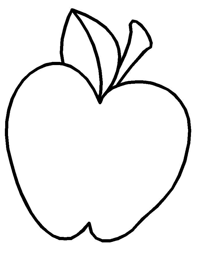 Pictures Of Apples To Color