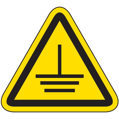International Symbol Labels - Electrical Grounding | Emedco