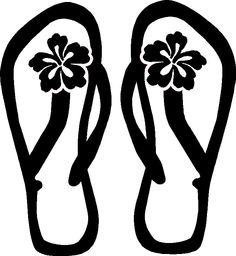 Flip flops clip art black and white danaspaf top 2 - Clipartix