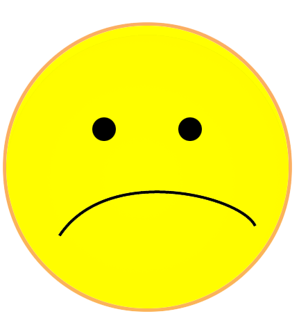 Grumpy Smiley Face