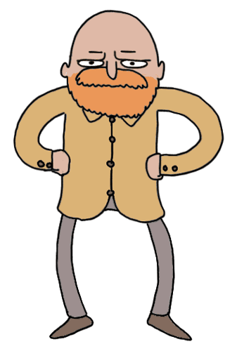 Cartoon Man Talking