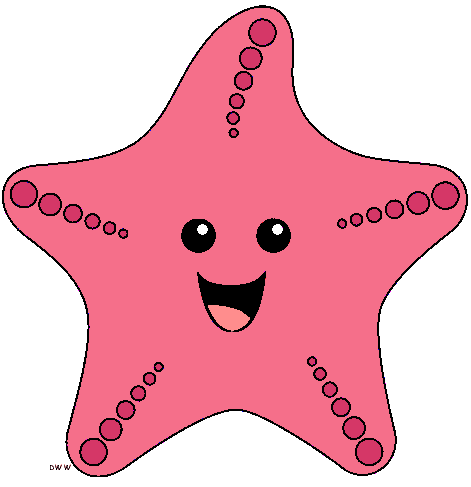 Cute Starfish Clipart - Free Clipart Images