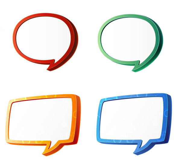 Dialog box-shaped vector Download Free Vector,