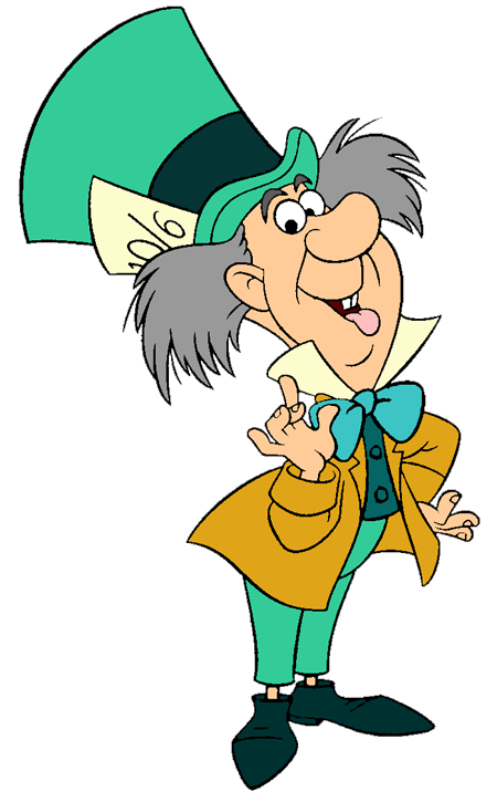 Disney mad hatter hat clipart