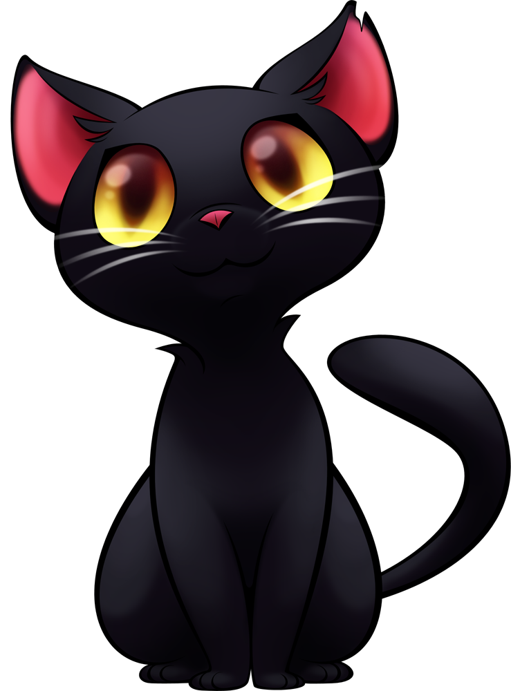 Cartoon Black Cat