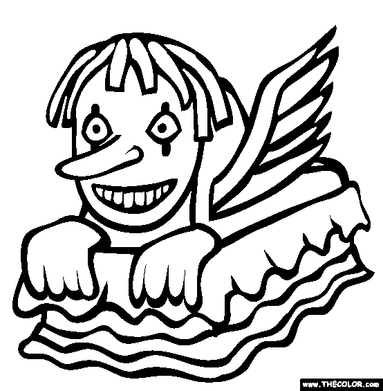 Mardi Gras Online Coloring Pages | Page 1