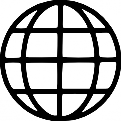 Globe Line Art