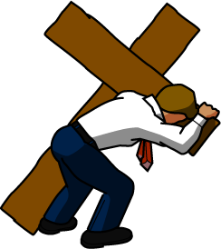 Businessman Carrying Cross | Cross Clip Art - Christart.