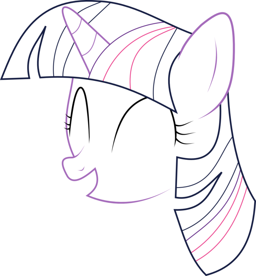 Twilight Sparkle outline