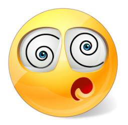 Dizzy Smiley - Facebook Symbols and Chat Emoticons