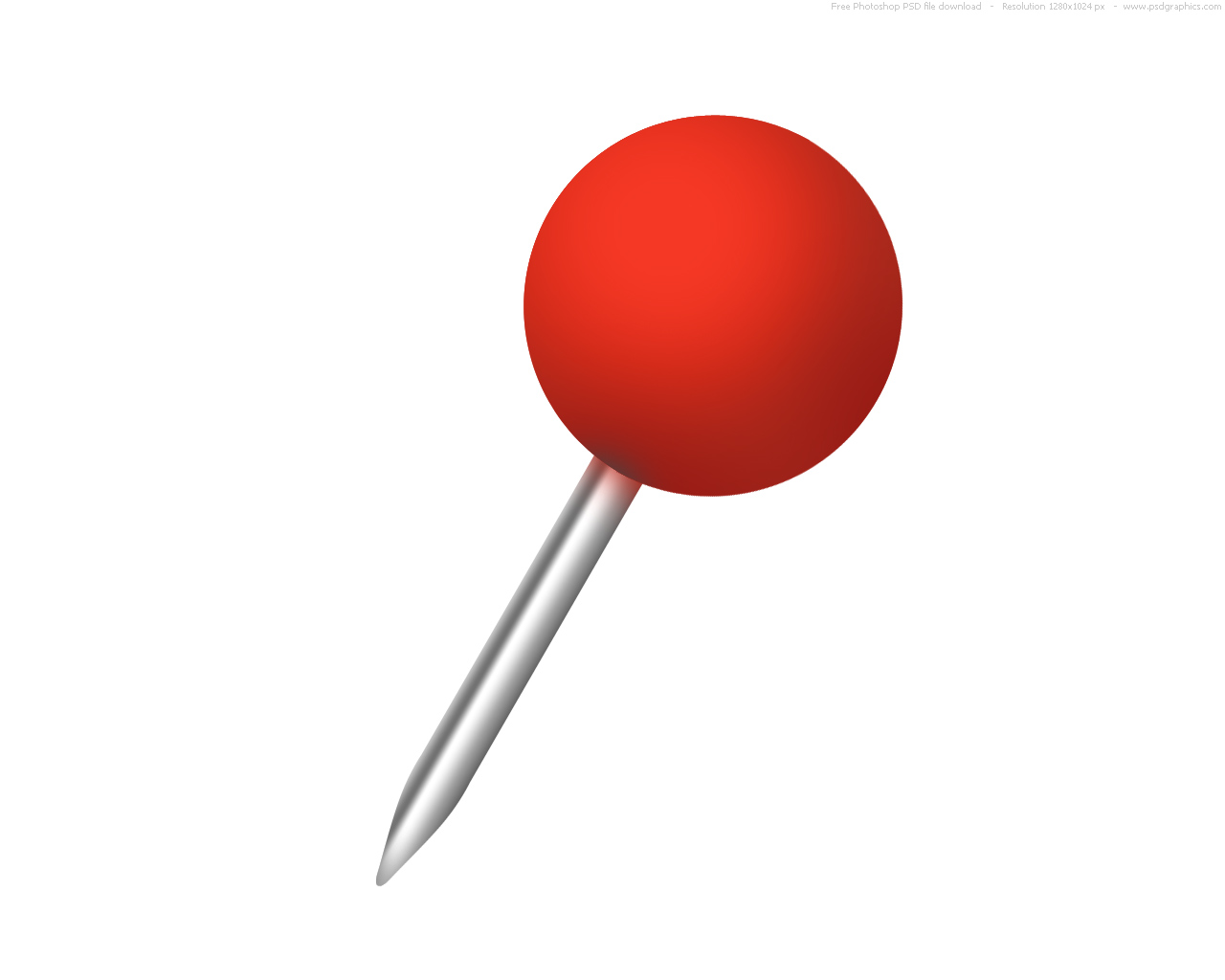 Push Pin Clipart - Tumundografico