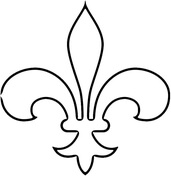 Fleur-de-Lis coloring page | Free Printable Coloring Pages