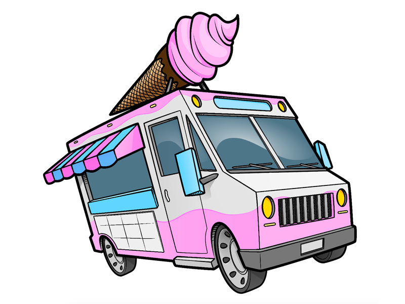Ice Cream Truck Clip Art - Clipartion.com