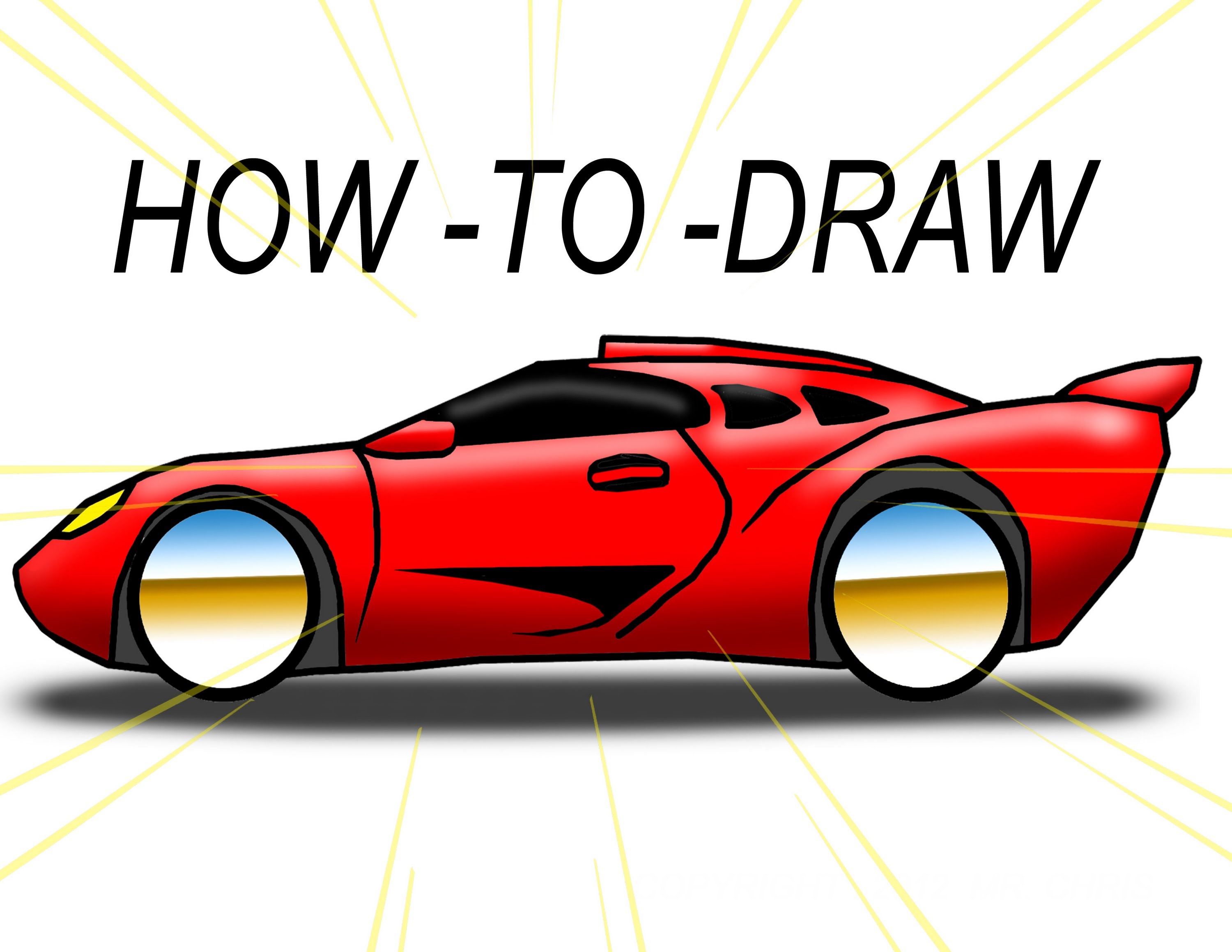 Race Car Cartoon