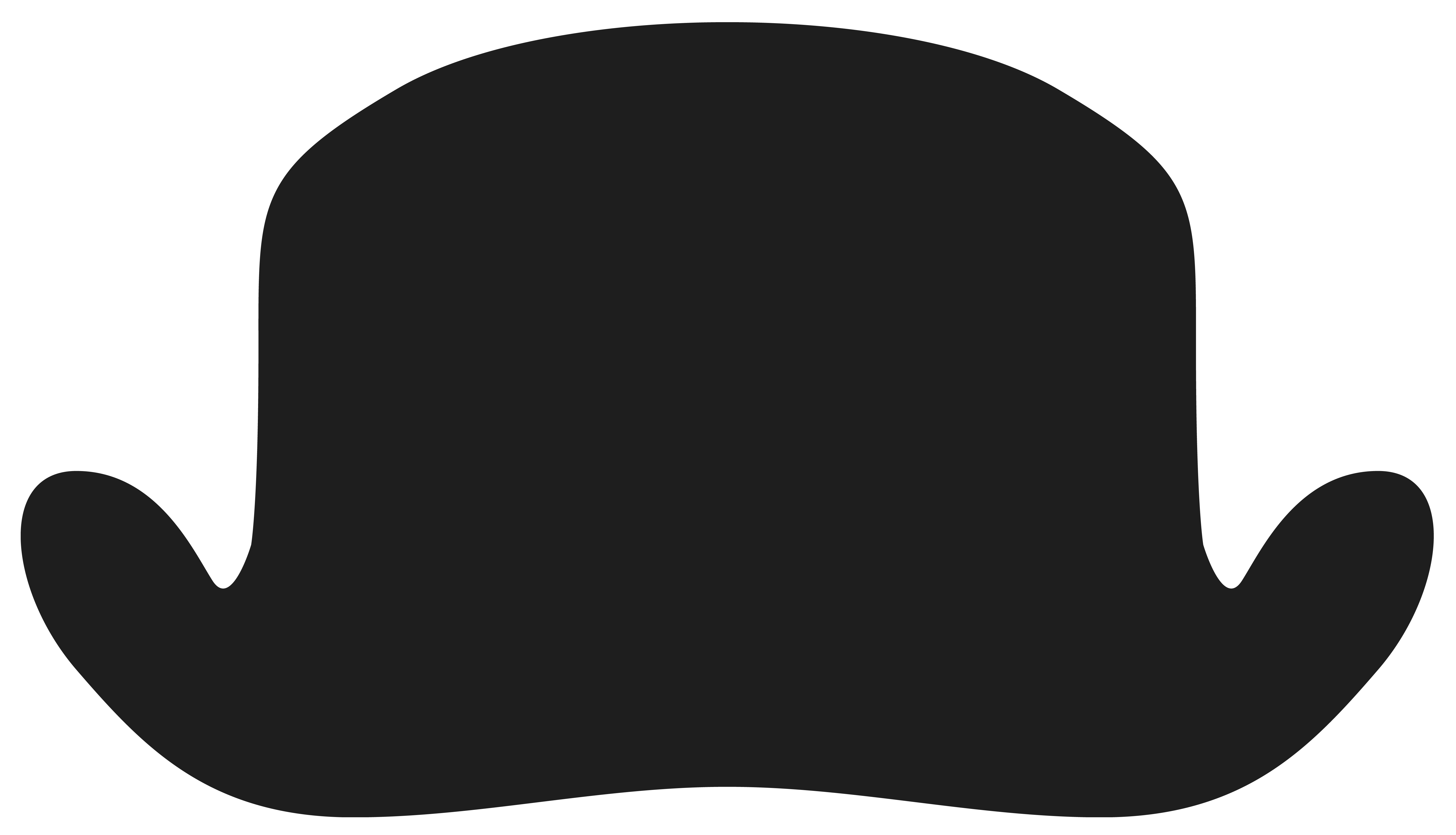 Movember Bowler Hat PNG Clipart Image