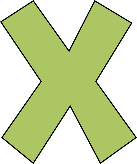 Letter X Clipart